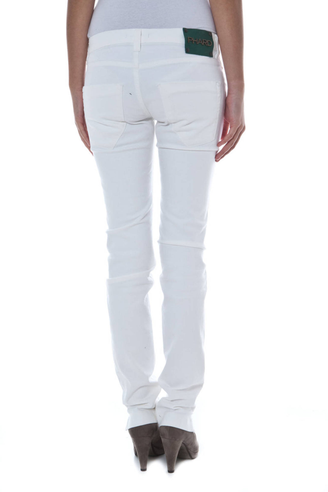 Phard Pantalons Femme Blanc - stylesgateway
