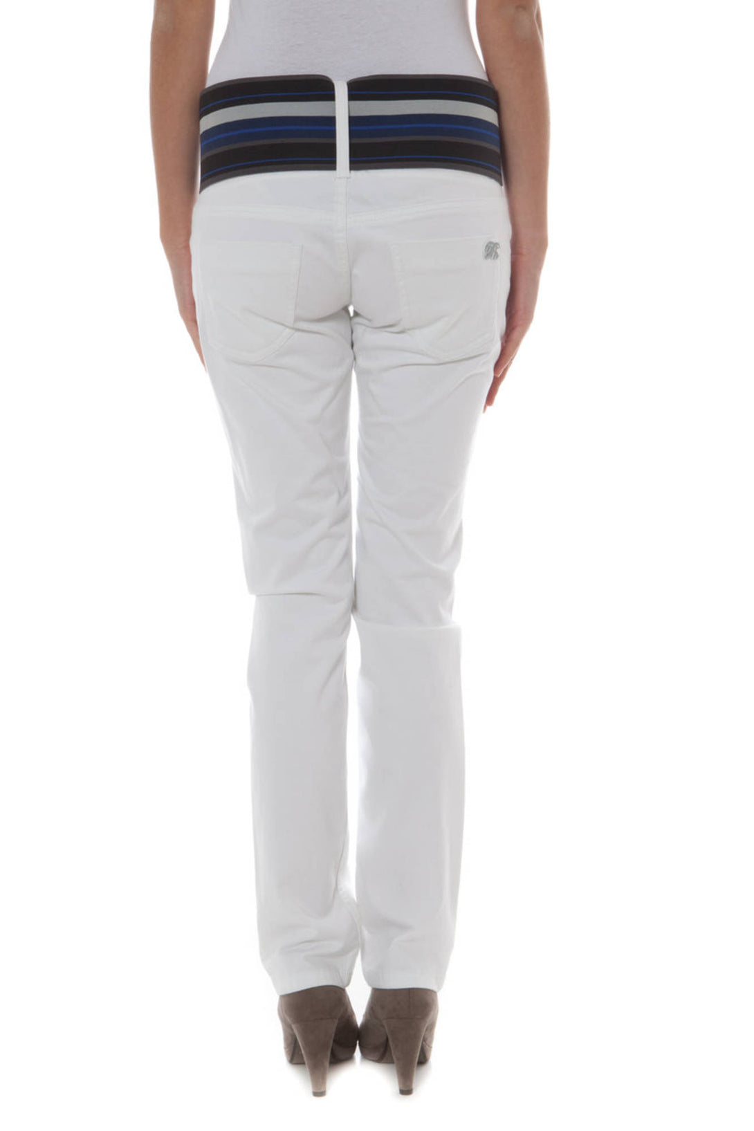 Phard Pantalons Femme Blanc - stylesgateway