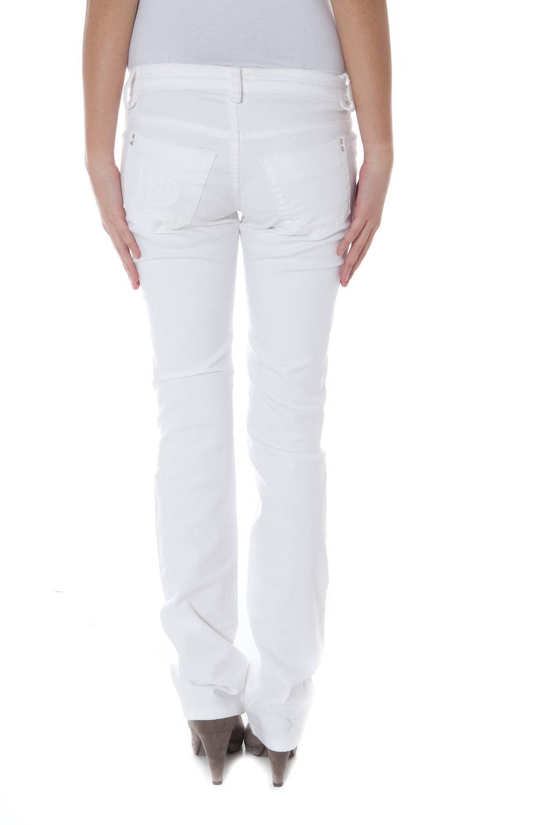 Phard Pantalons Femme Blanc - stylesgateway