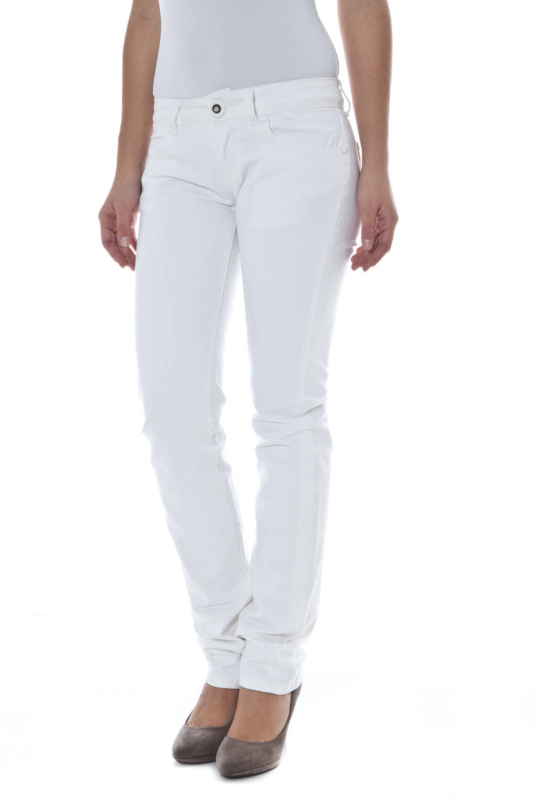 Phard Pantalons Femme Blanc - stylesgateway