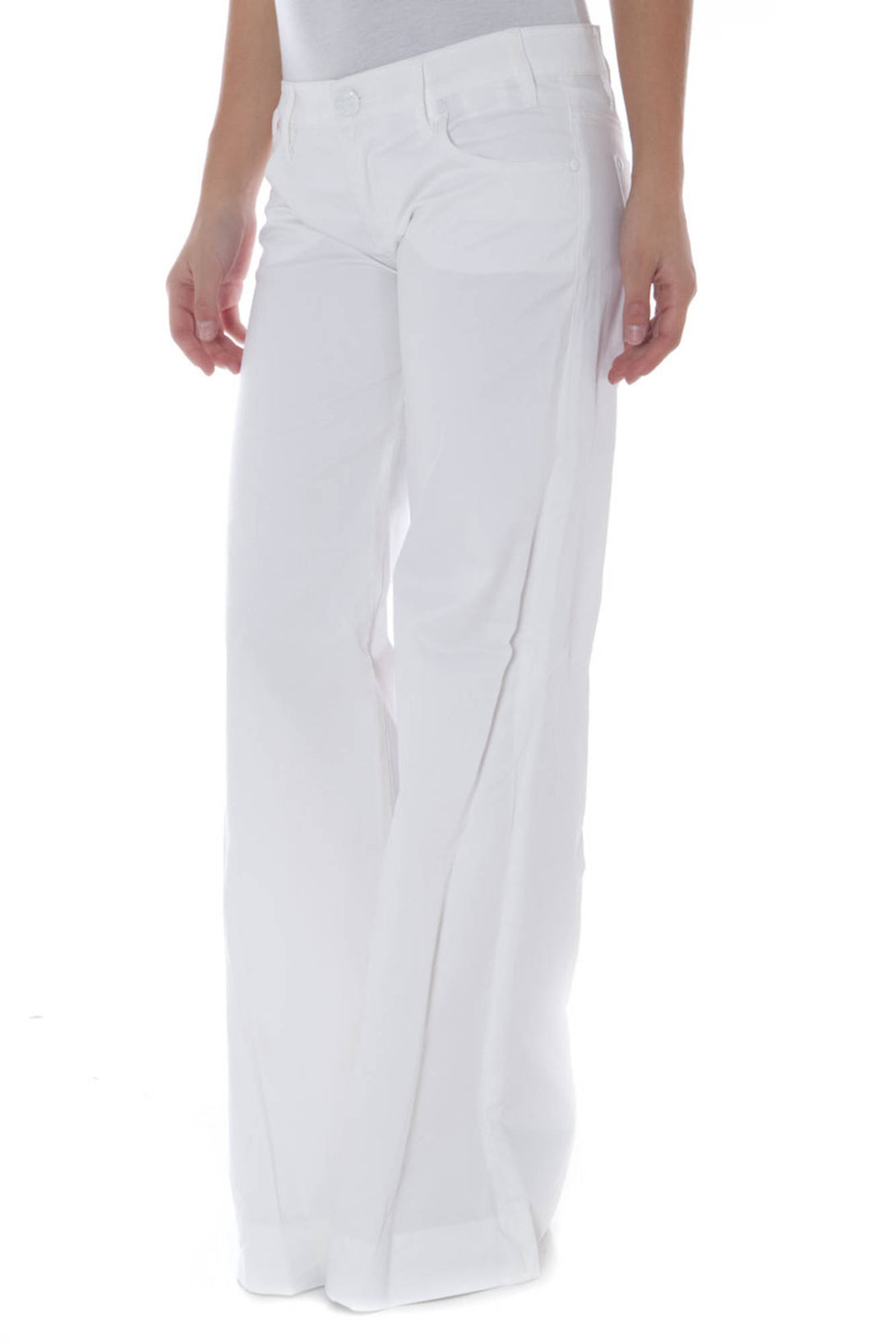 Phard Pantalons Femme Blanc - stylesgateway