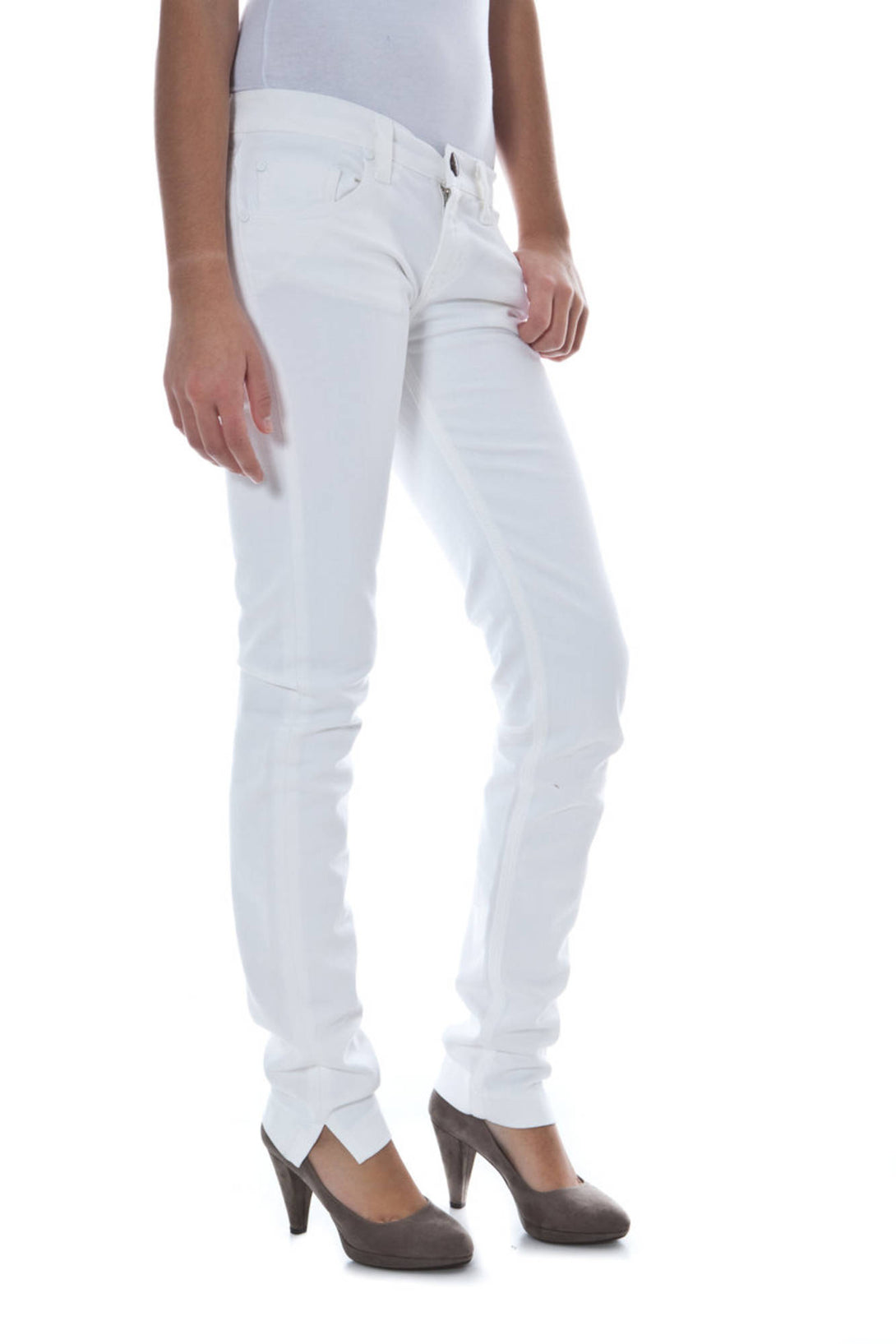 Phard Pantalons Femme Blanc - stylesgateway