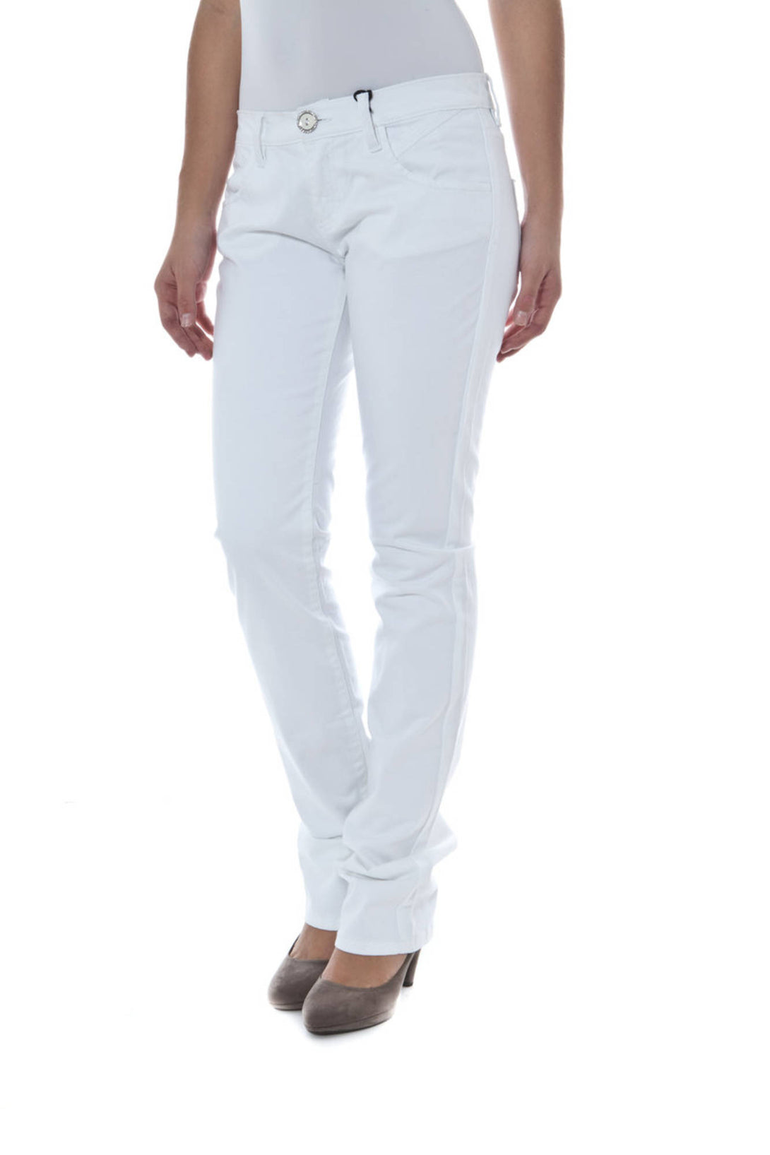 Phard Pantalons Femme Blanc - stylesgateway