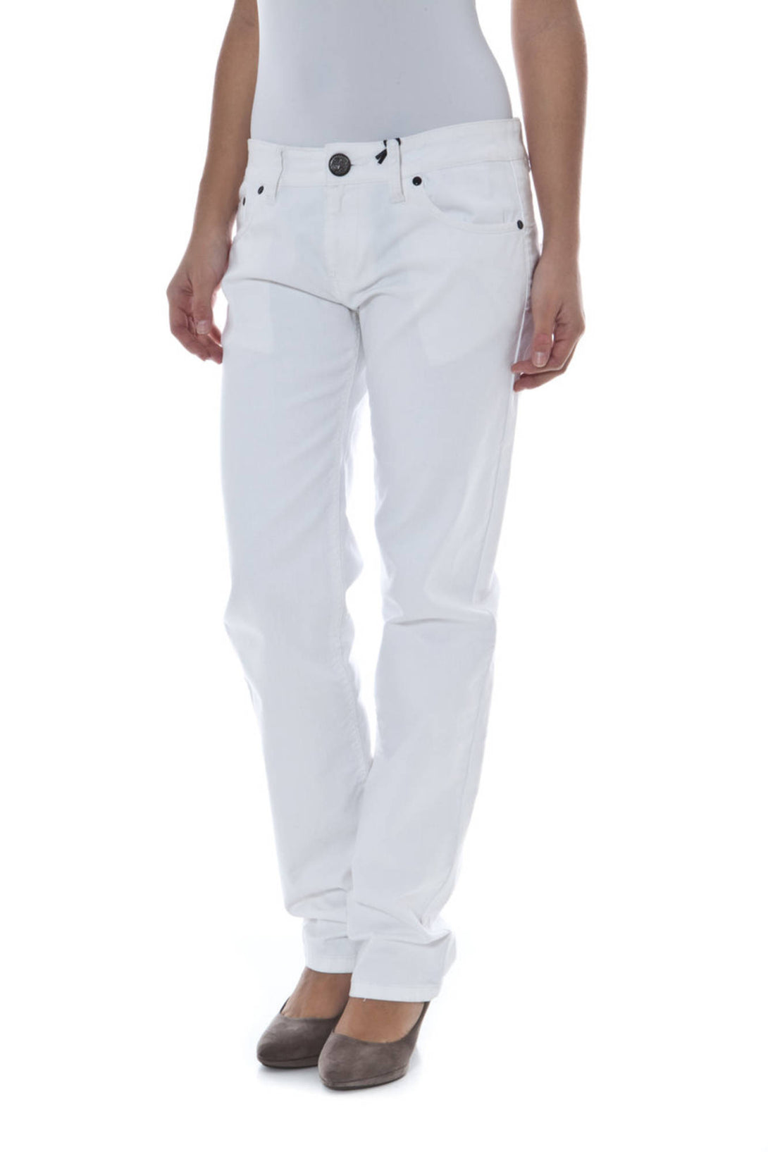 Phard Pantalons Femme Blanc - stylesgateway