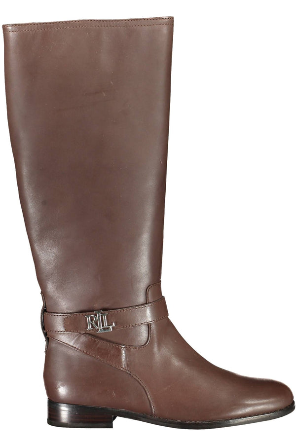 Ralph Lauren Bottines Femme Marron - stylesgateway