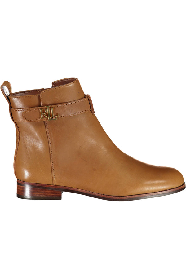 Ralph Lauren Bottines Femme Marron - stylesgateway