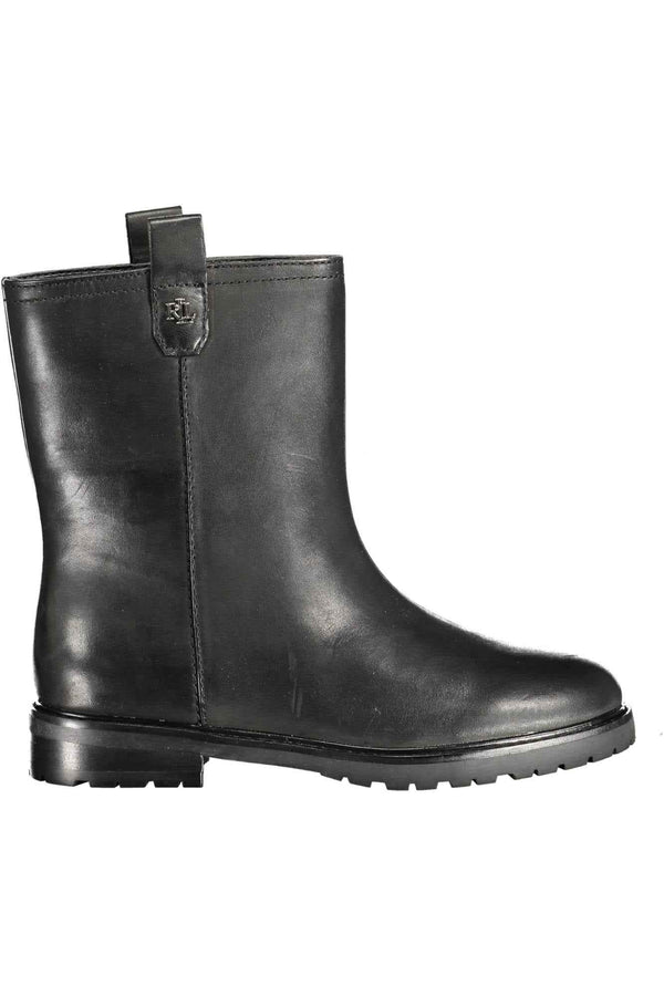 Ralph Lauren Bottines Femme Noir - stylesgateway