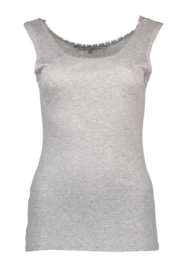 Silvian Heach T-shirts Femme Gris - stylesgateway