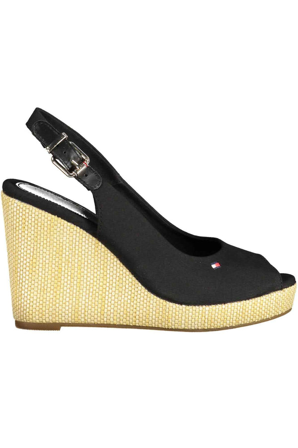 Tommy Hilfiger Sandales Femme Noir - stylesgateway