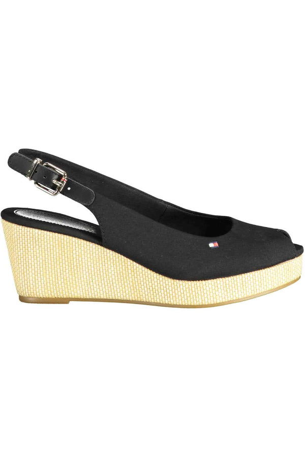 Tommy Hilfiger Sandales Femme Noir - stylesgateway