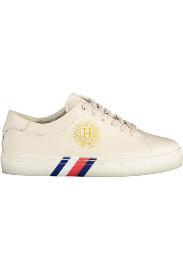 Tommy Hilfiger Baskets Femme Beige - stylesgateway