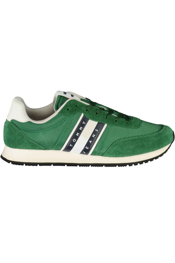 Tommy Hilfiger Baskets Homme Vert - stylesgateway