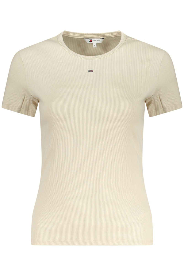 Tommy Hilfiger T-shirts Femme Beige - stylesgateway