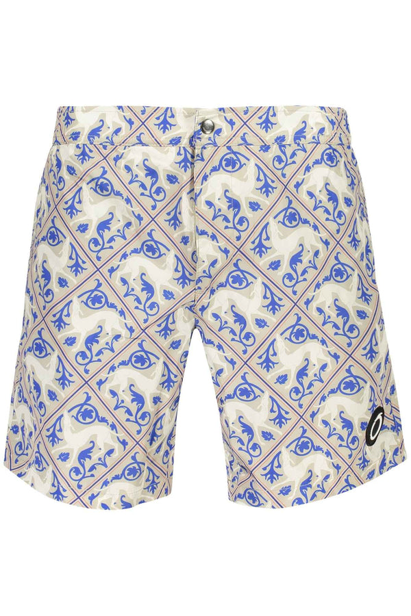 Trussardi Beachwear Homme Blanc - stylesgateway