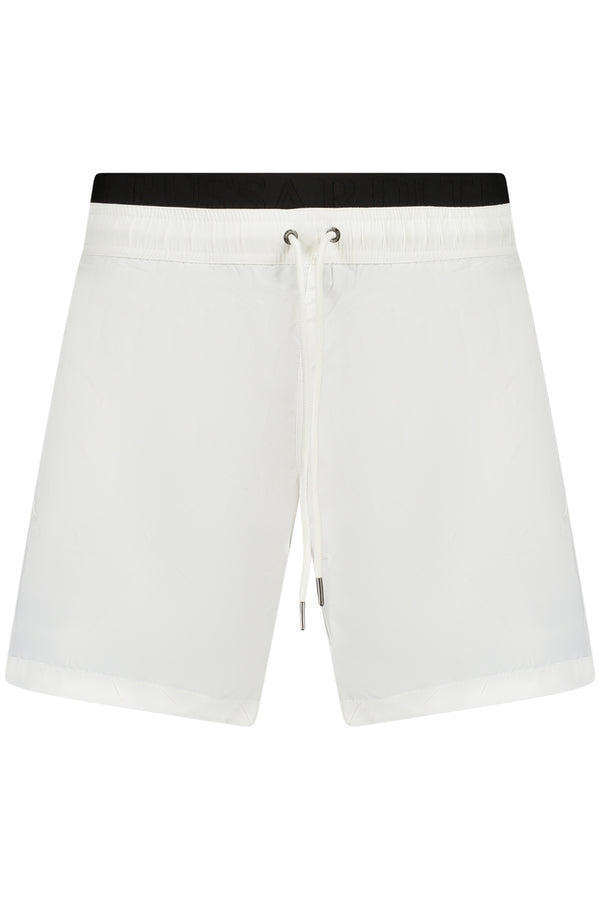 Trussardi Beachwear Homme Blanc - stylesgateway