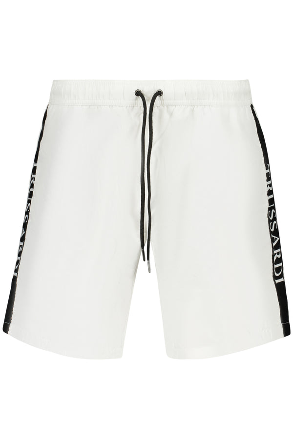 bas de maillot de bain homme trussardi blanc