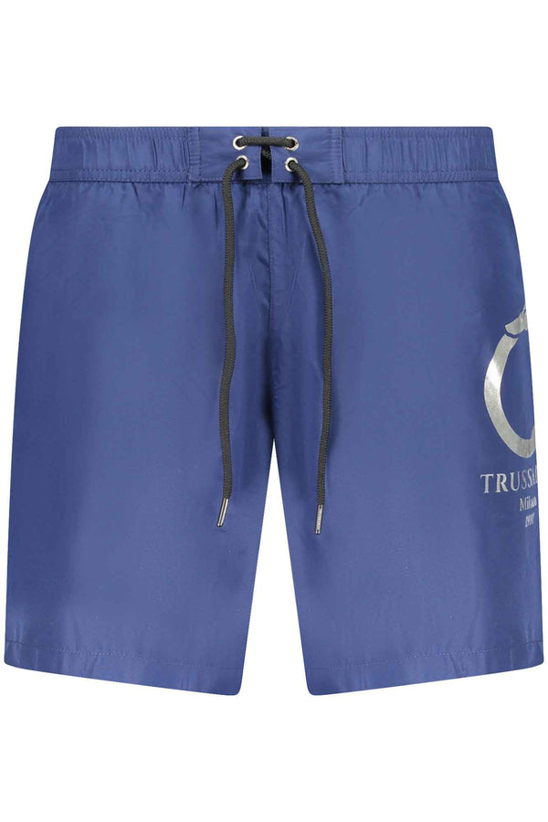 Trussardi Beachwear Homme Bleu - stylesgateway