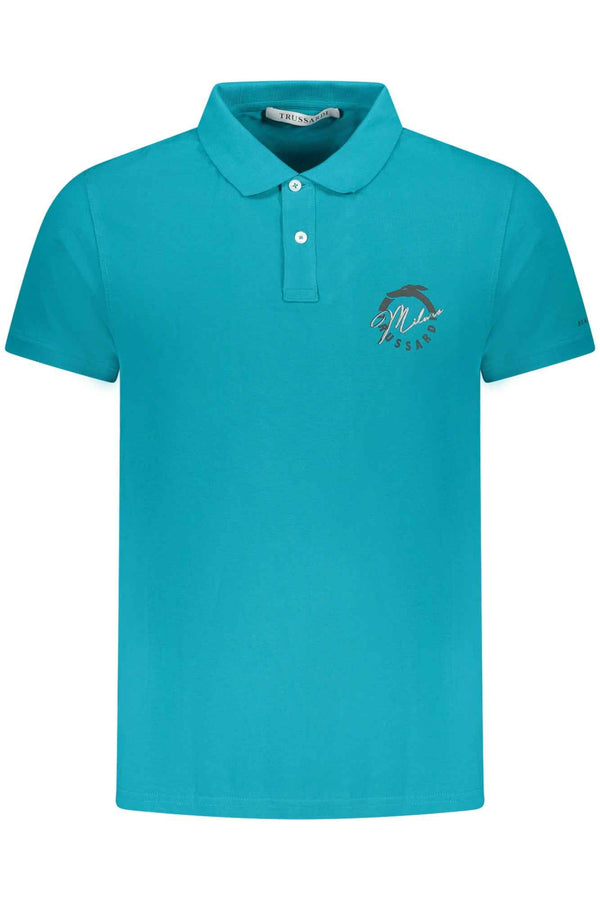 Trussardi Polo Homme Bleu Ciel - stylesgateway