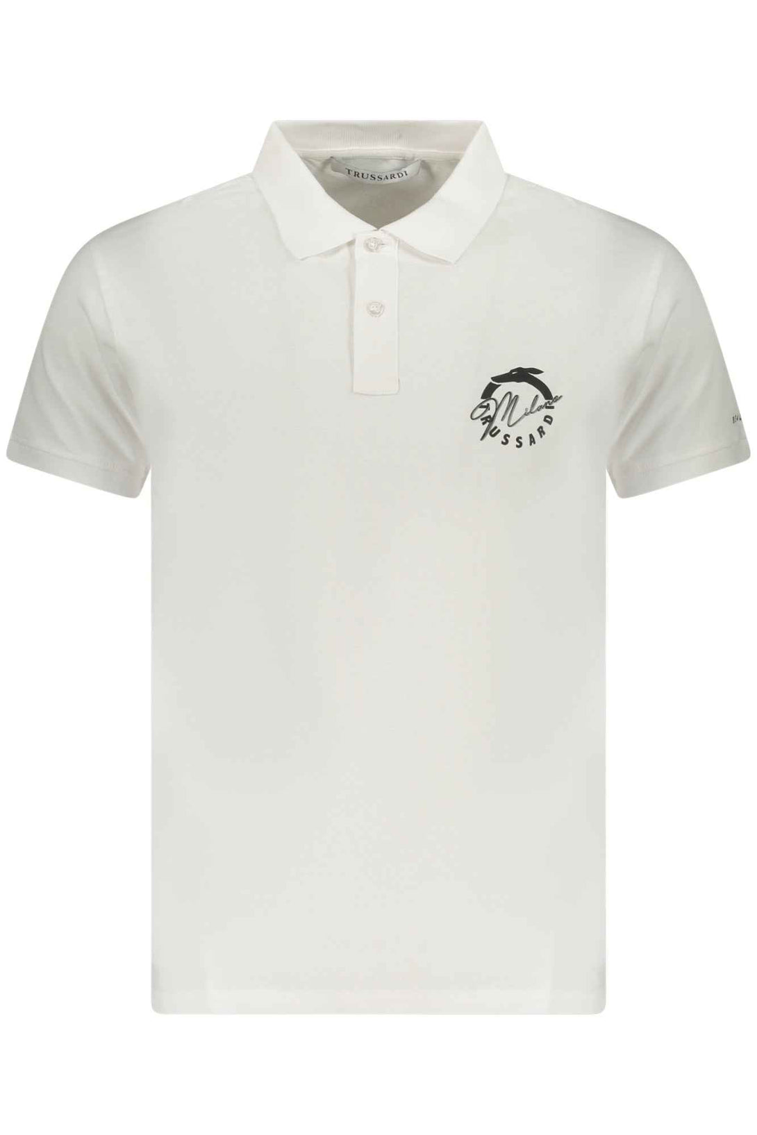 Trussardi Polo Homme Blanc - stylesgateway