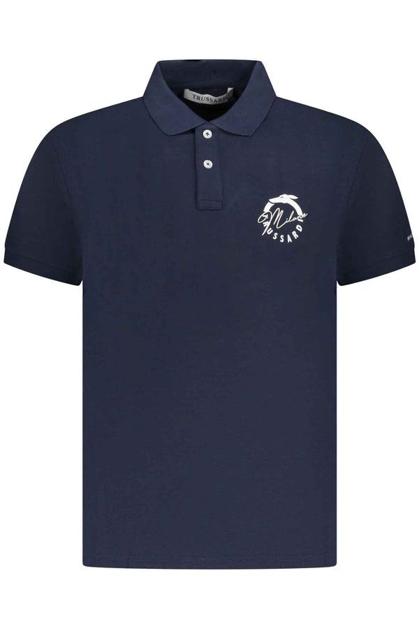 Trussardi Polo Homme Bleu - stylesgateway
