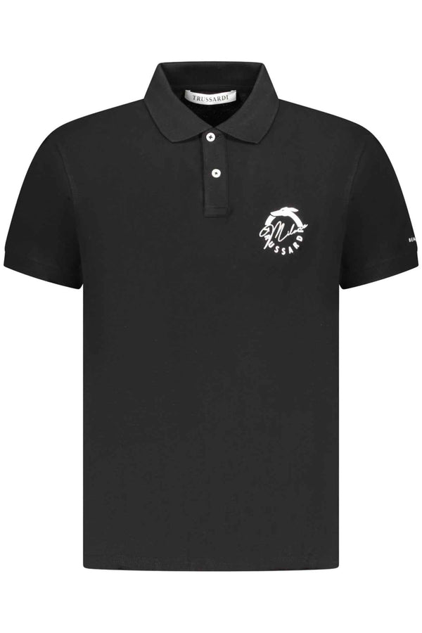 Trussardi Polo Homme Noir - stylesgateway