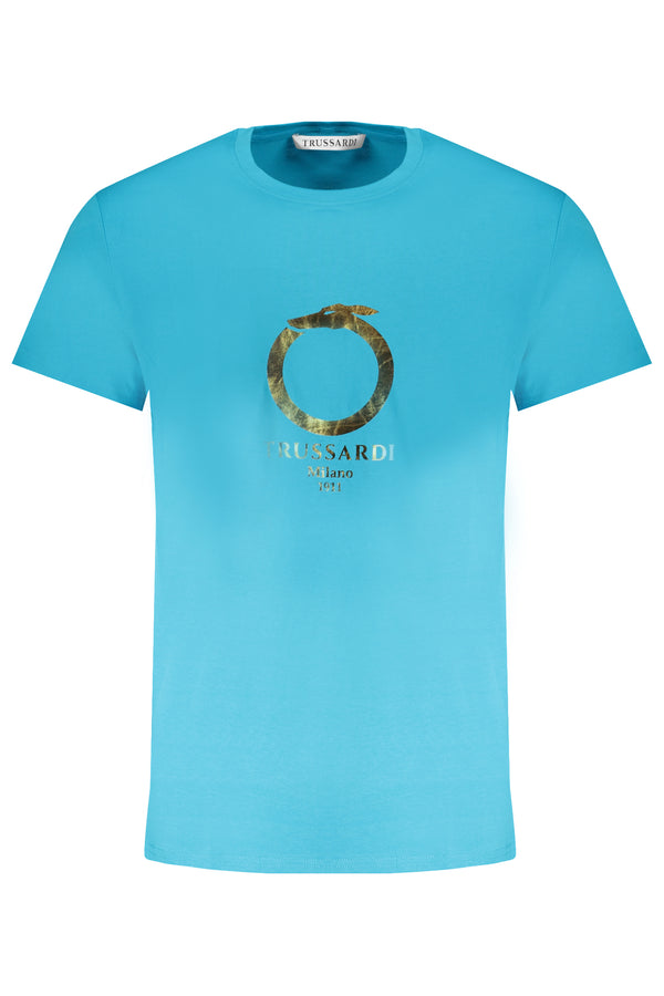 Trussardi T-shirts Homme Bleu Ciel - stylesgateway