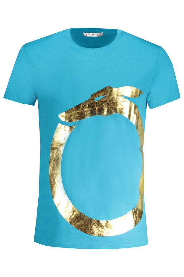 Trussardi T-shirts Homme Bleu Ciel - stylesgateway