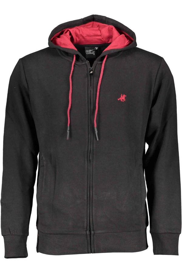 U S Grand Polo Sweatshirts Homme Noir - stylesgateway