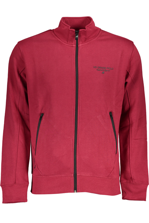U S Grand Polo Sweatshirts Homme Rouge - stylesgateway