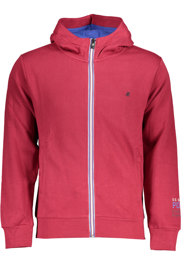 U S Grand Polo Sweatshirts Homme Rouge - stylesgateway