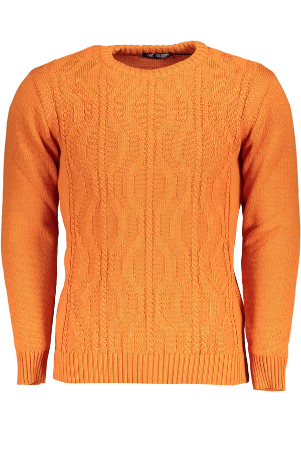 U S Grand Polo Sweaters Homme Orange - stylesgateway