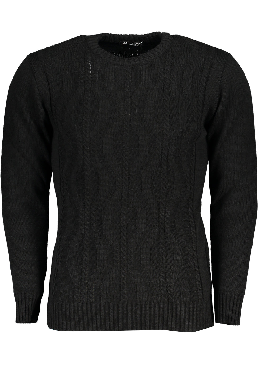 U S Grand Polo Sweaters Homme Noir - stylesgateway
