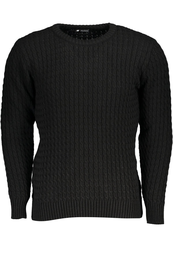 U S Grand Polo Sweaters Homme Noir - stylesgateway