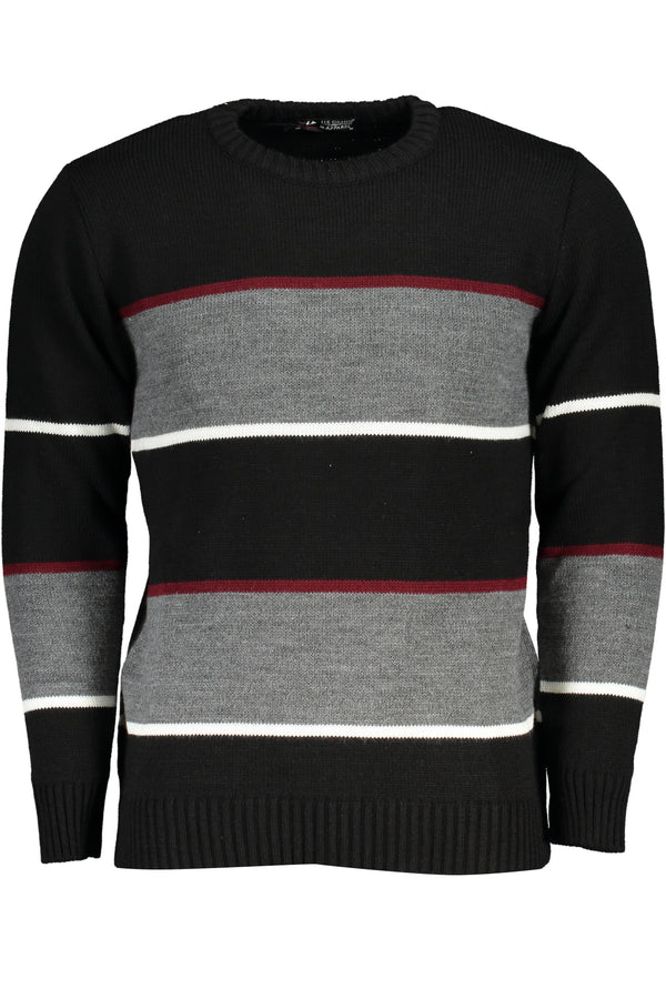 U S Grand Polo Sweaters Homme Noir - stylesgateway