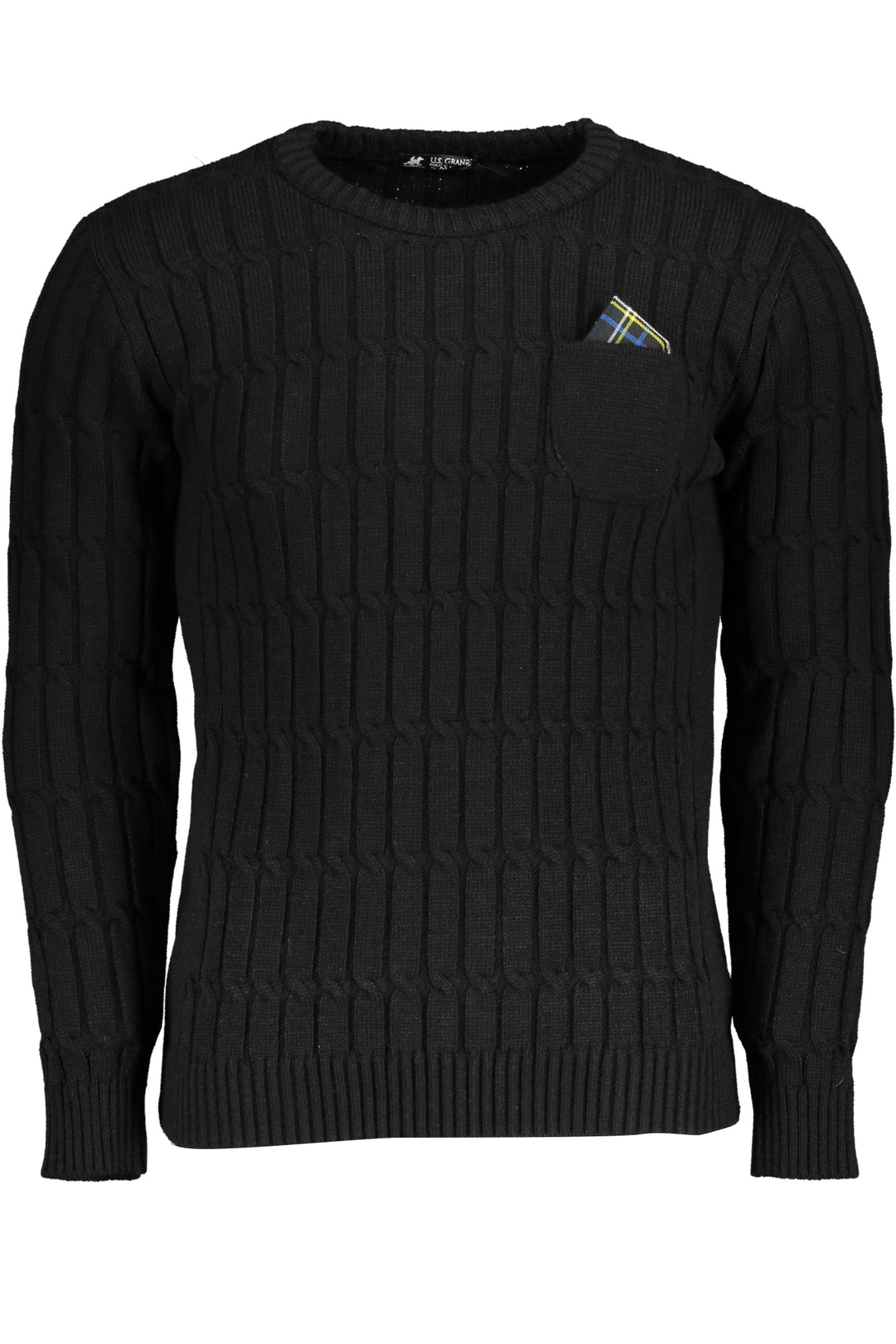 U S Grand Polo Sweaters Homme Noir - stylesgateway