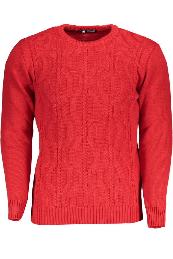 U S Grand Polo Sweaters Homme Rouge - stylesgateway