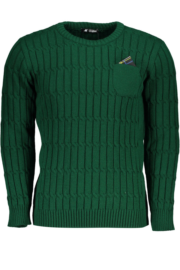 U S Grand Polo Sweaters Homme Vert - stylesgateway