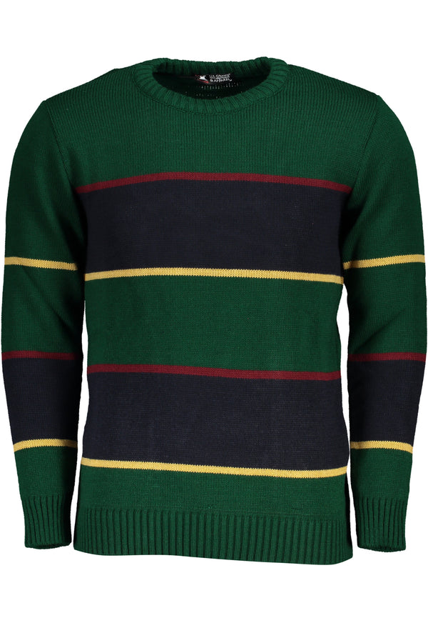 U S Grand Polo Sweaters Homme Vert - stylesgateway