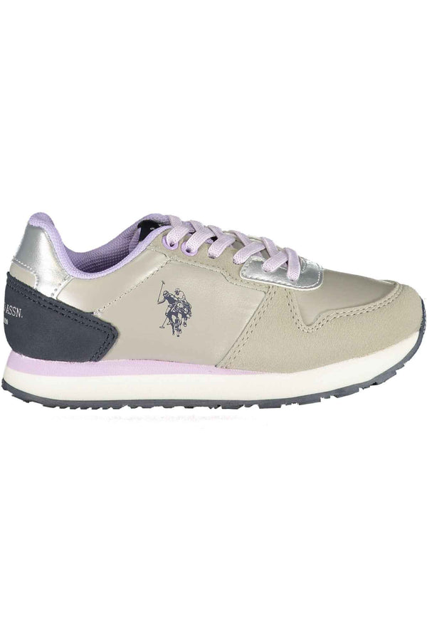 U S Polo Assn Baskets Garçon Argent - stylesgateway
