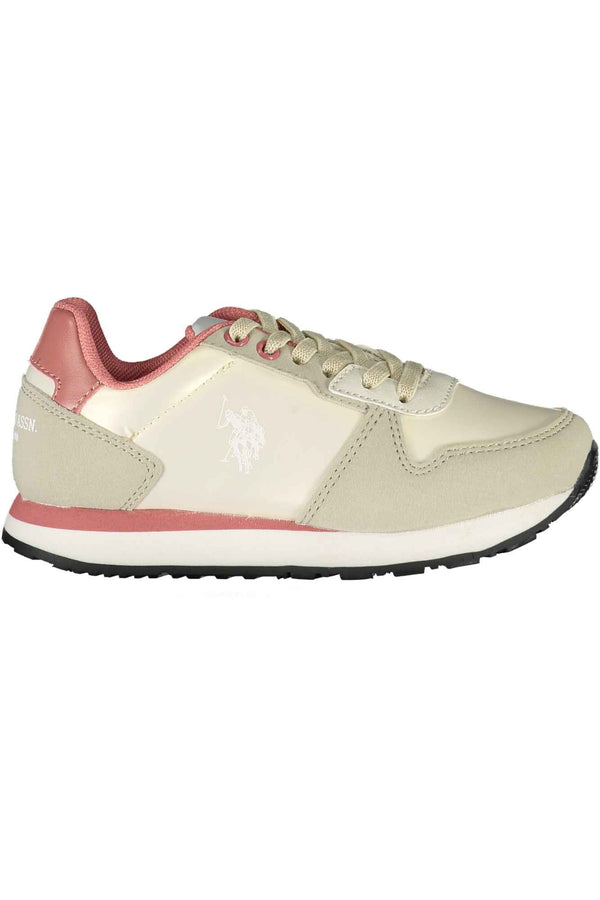 U S Polo Assn Baskets Garçon Beige - stylesgateway