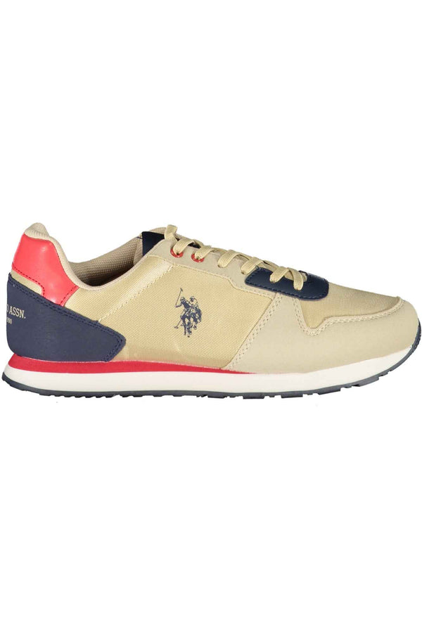 U S Polo Assn Baskets Garçon Beige - stylesgateway