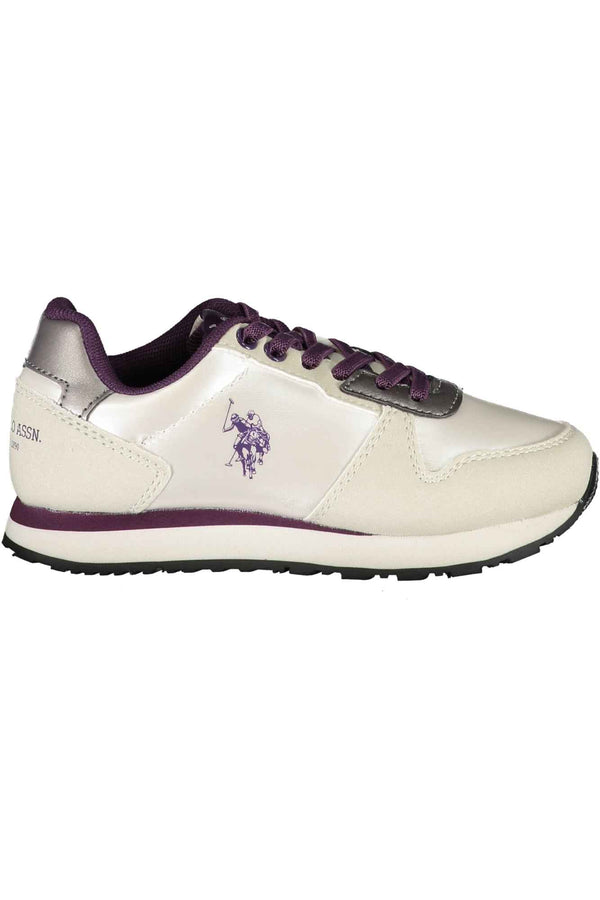 U S Polo Assn Baskets Garçon Blanc - stylesgateway