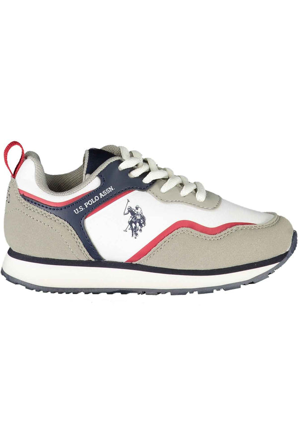 U S Polo Assn Baskets Garçon Blanc - stylesgateway