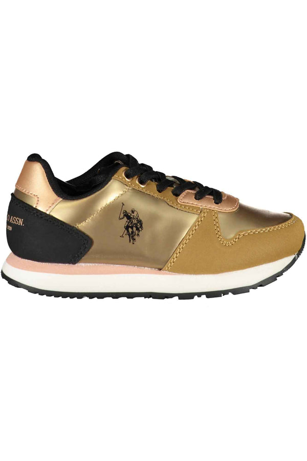 U S Polo Assn Baskets Garçon Or - stylesgateway