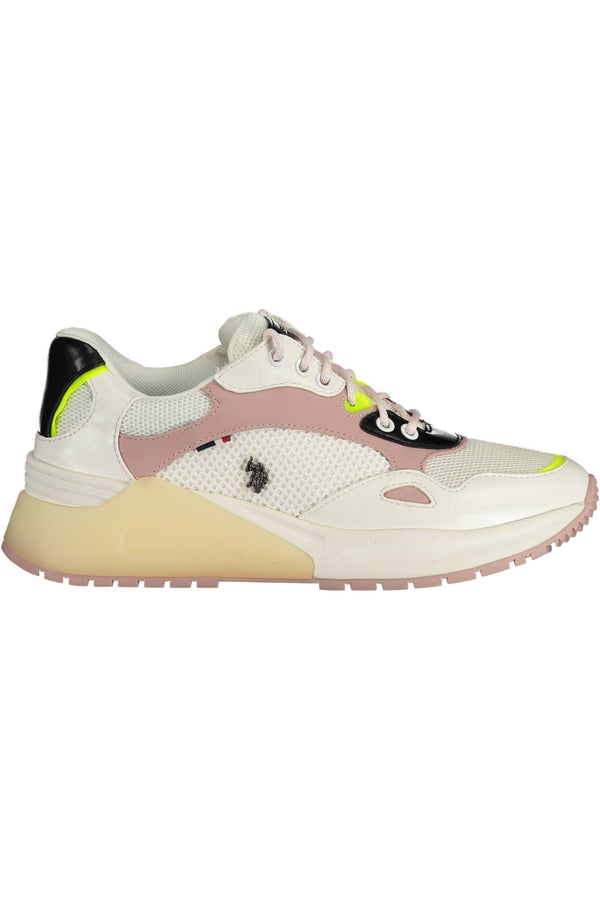 U S Polo Assn Baskets Femme Blanc - stylesgateway