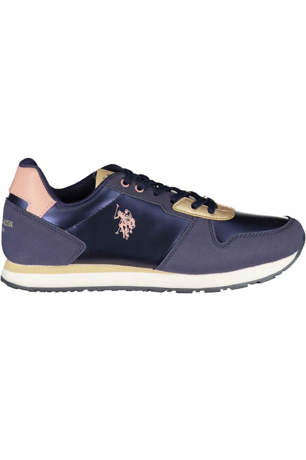 U S Polo Assn Baskets Femme Bleu - stylesgateway