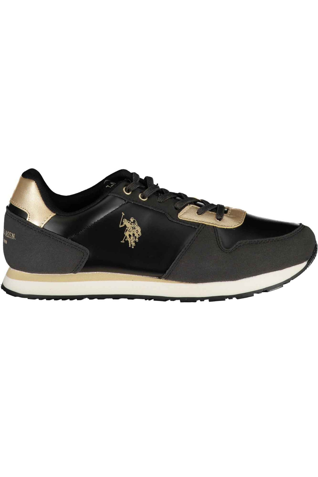 U S Polo Assn Baskets Femme Noir - stylesgateway