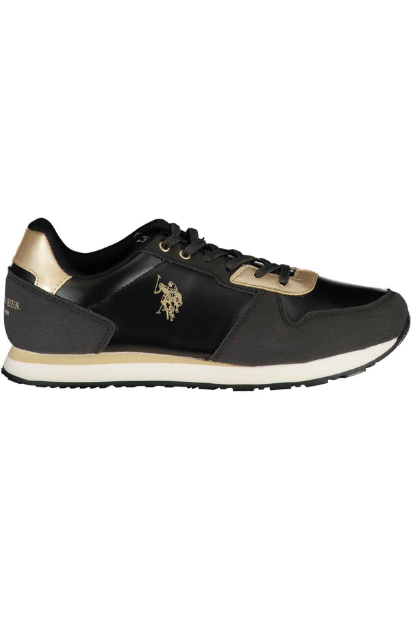 U S Polo Assn Baskets Femme Noir - stylesgateway