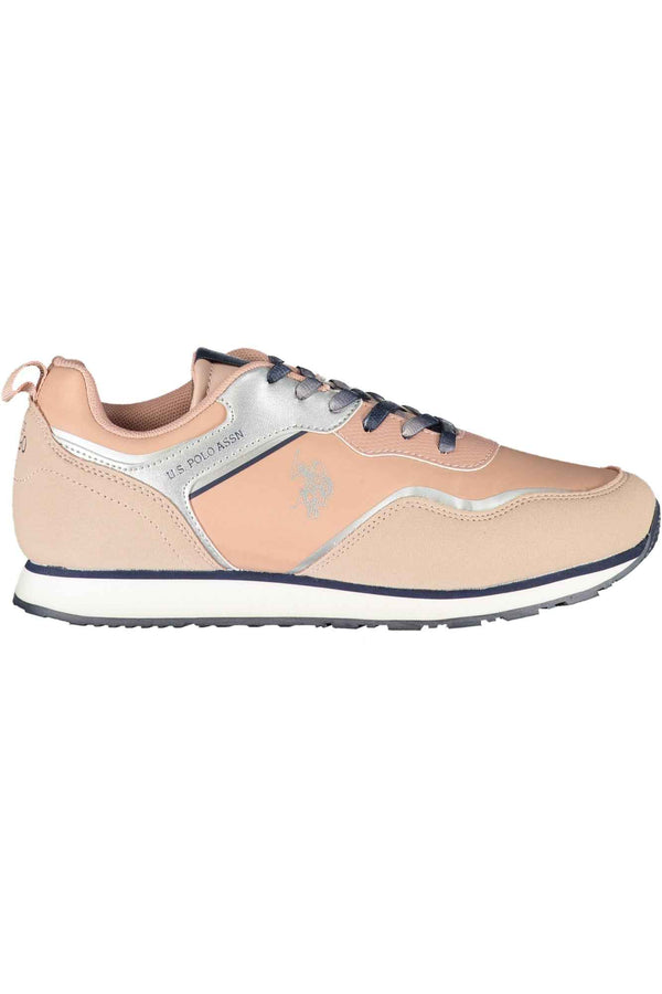 U S Polo Assn Baskets Femme Rose - stylesgateway