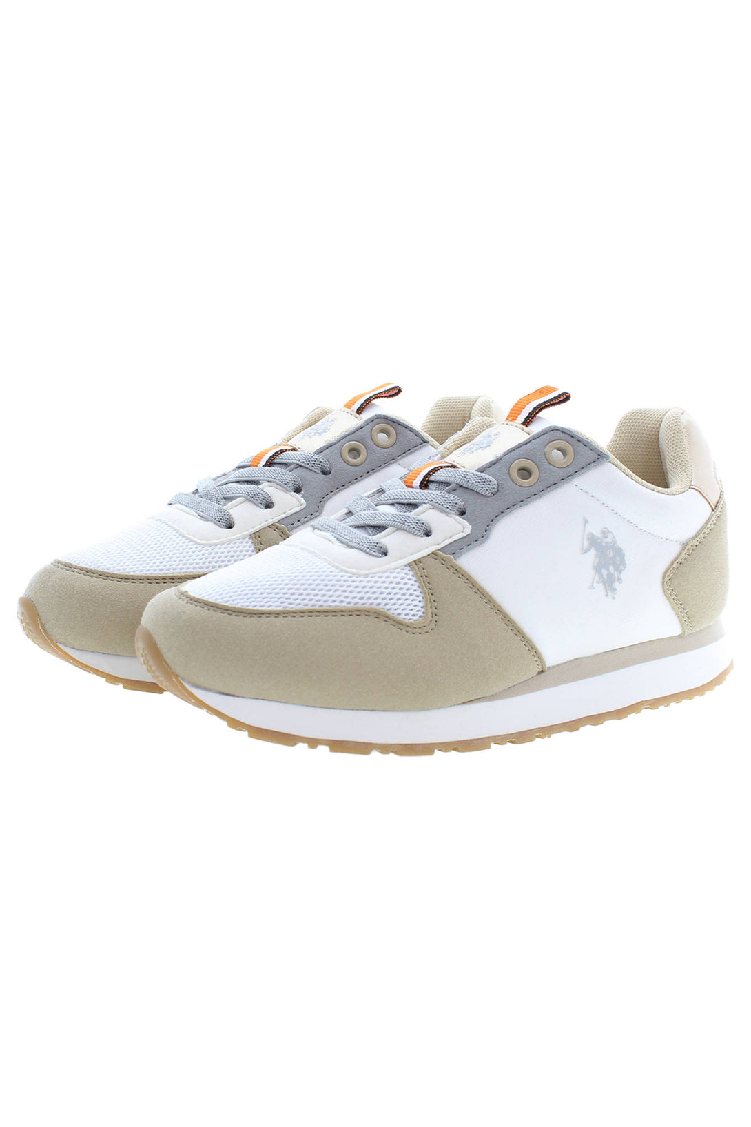 U S Polo Best Price Baskets Fille Beige - stylesgateway